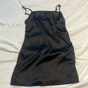 Women’s Small Black Silk Dress